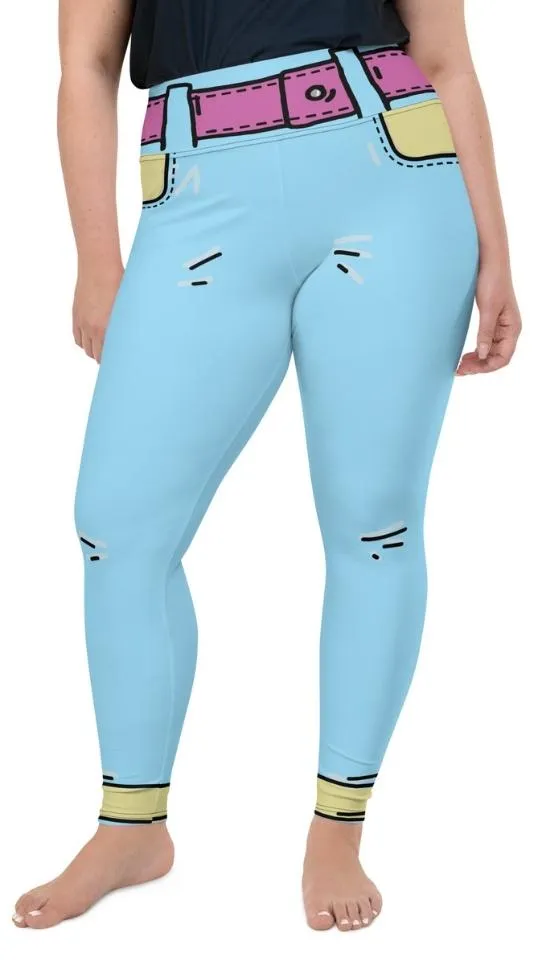 Cartoonized Plus Size Leggings