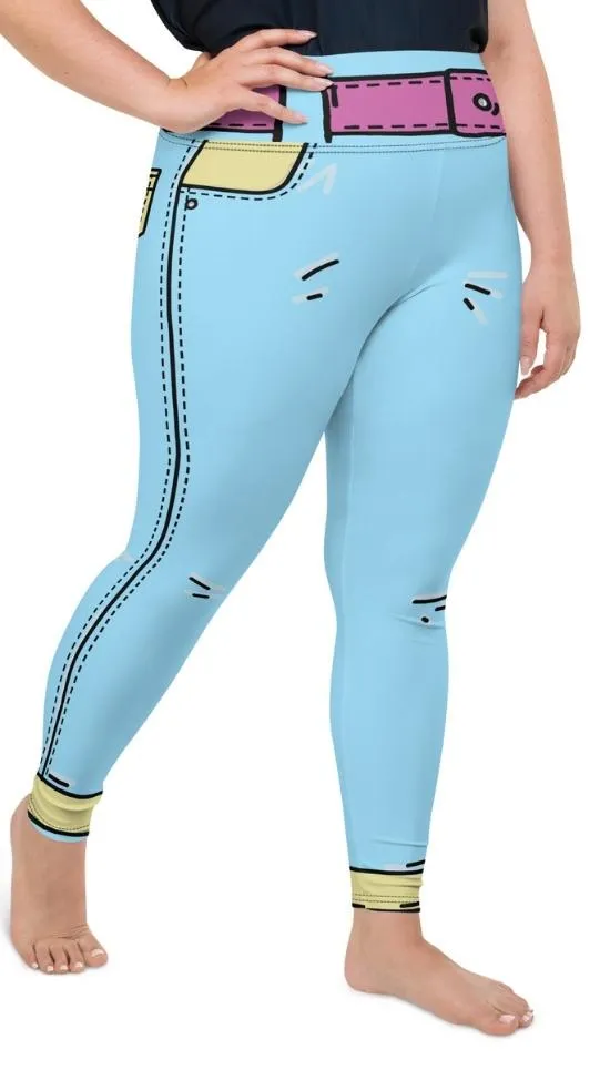 Cartoonized Plus Size Leggings