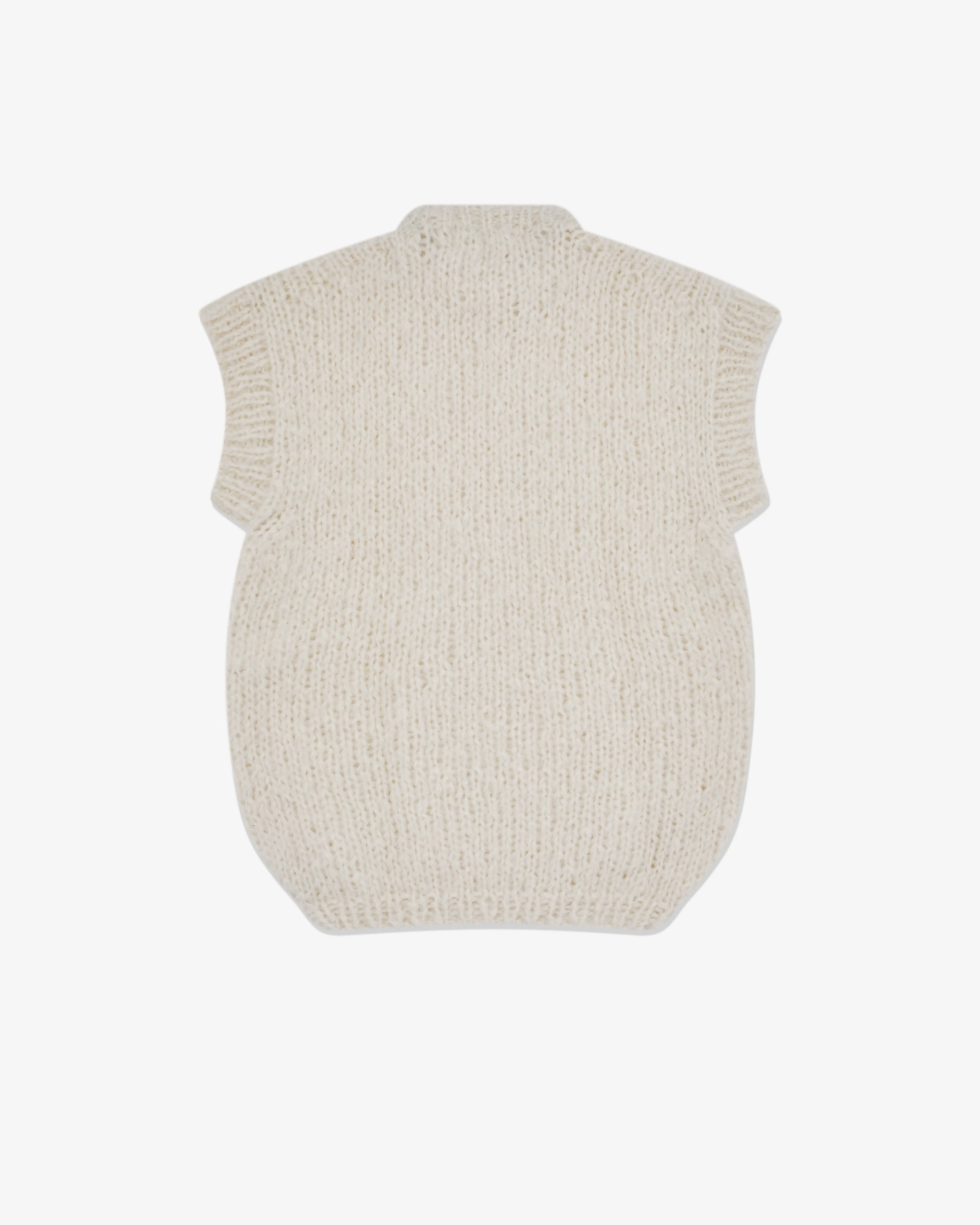 Casey Casey Women's Knitted Vest  Porcelain