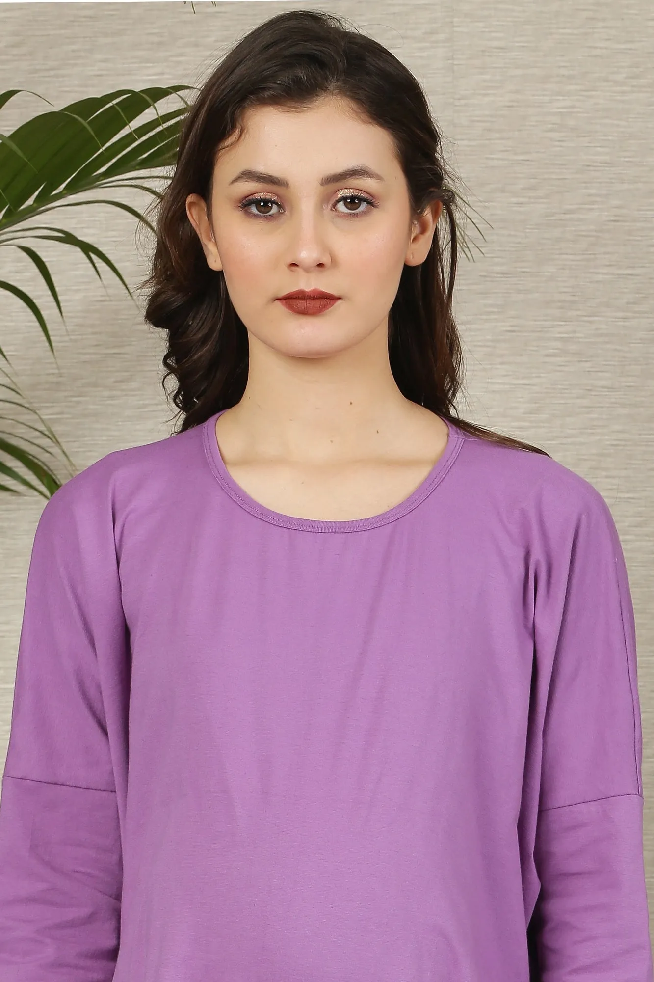 Chic Orchid Maternity Top