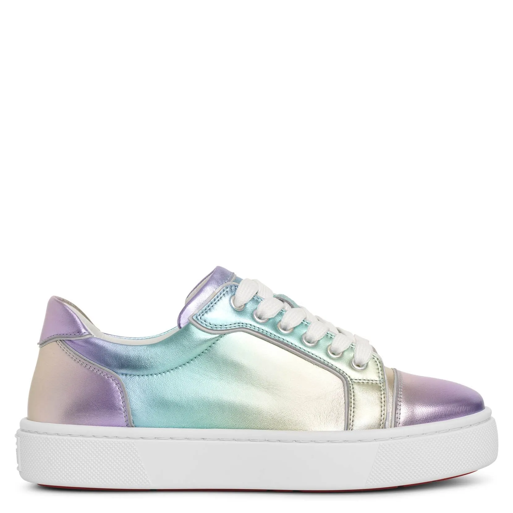 Christian Louboutin Vieririssima metallic leather sneakers