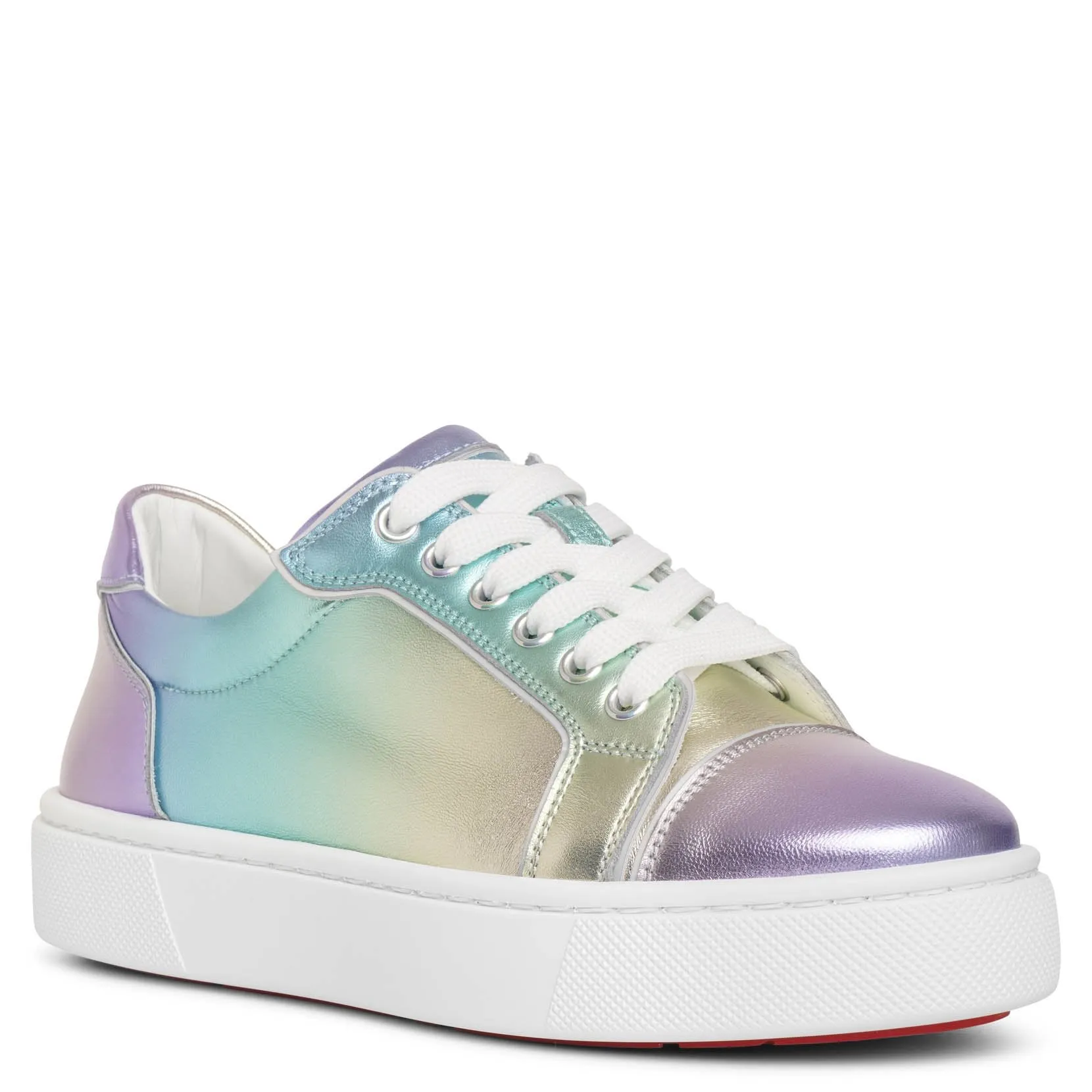 Christian Louboutin Vieririssima metallic leather sneakers