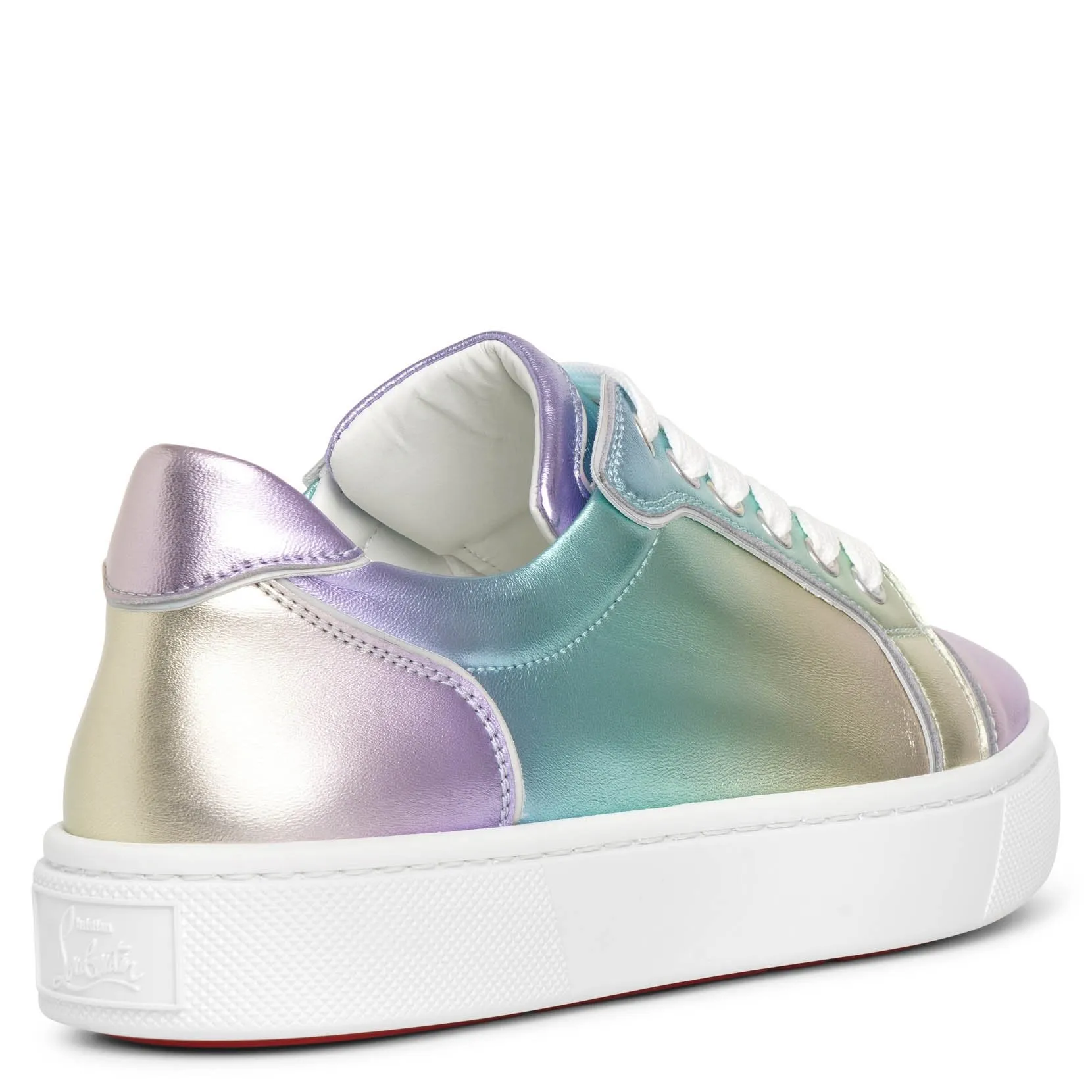 Christian Louboutin Vieririssima metallic leather sneakers