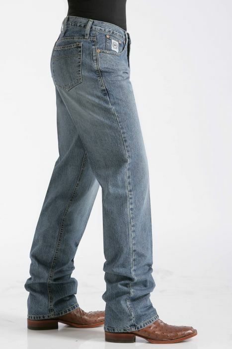 Cinch Men's White Label Jeans in Medium Stonewash