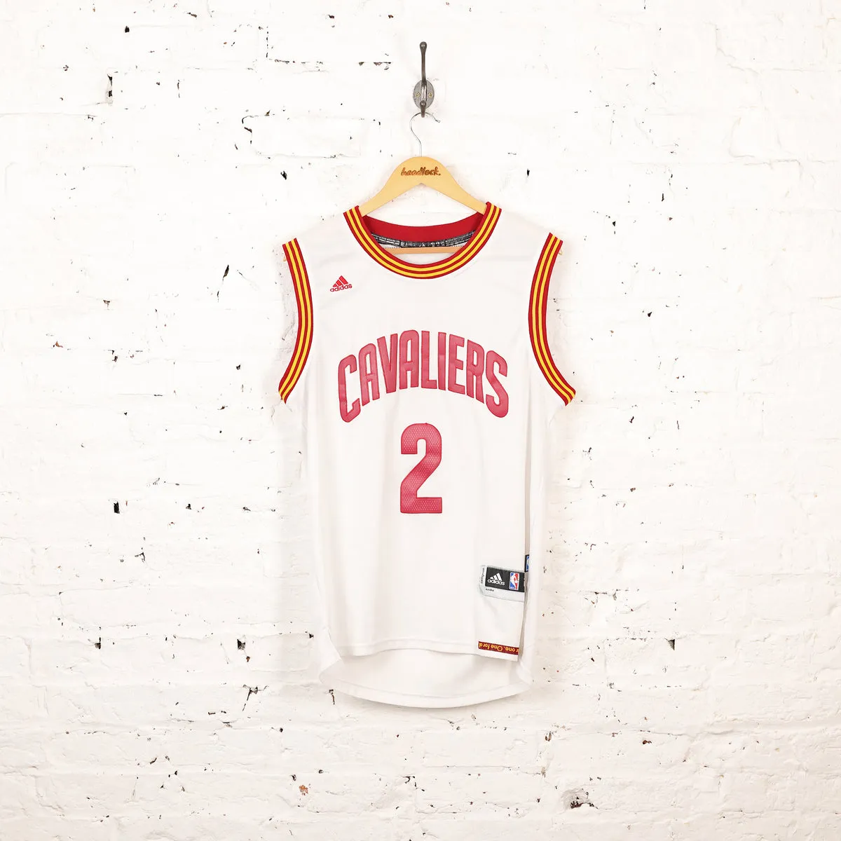 Cleveland Cavaliers Irving Adidas Basketball Vest Jersey - White - M