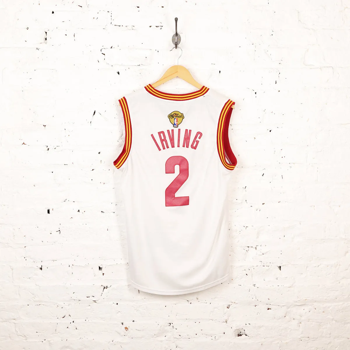 Cleveland Cavaliers Irving Adidas Basketball Vest Jersey - White - M