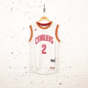 Cleveland Cavaliers Irving Adidas Basketball Vest Jersey - White - M