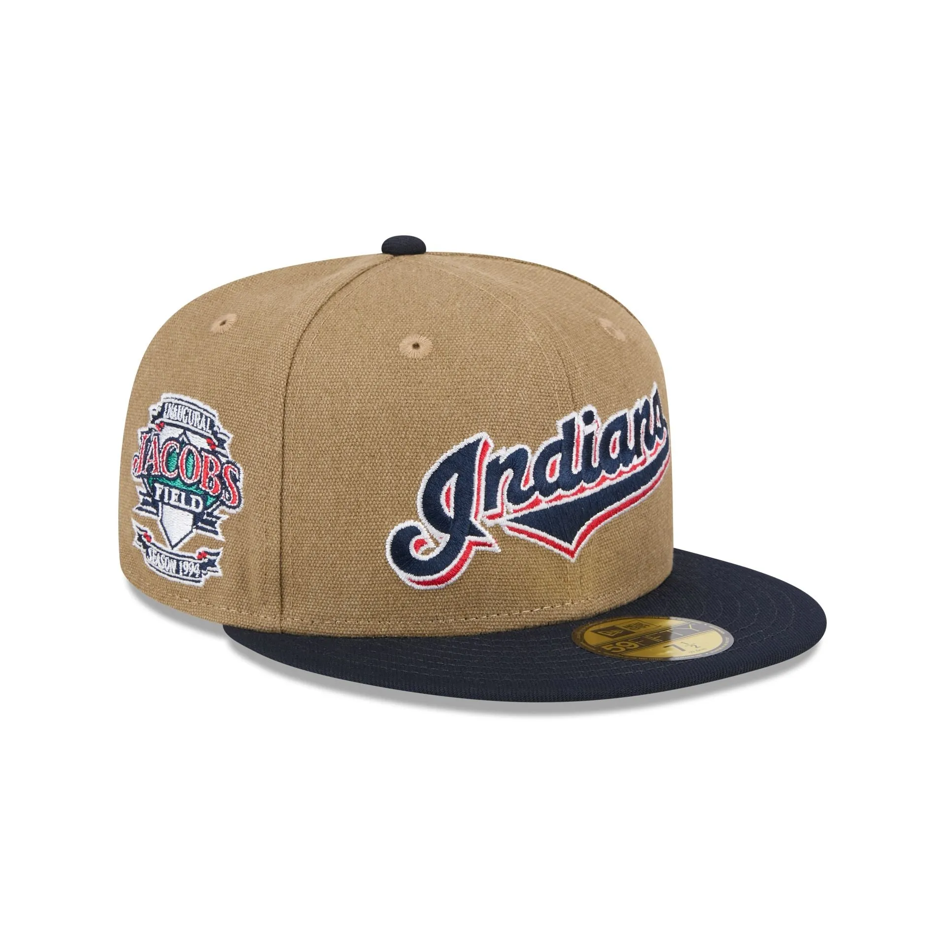 Cleveland Guardians Canvas Crown 59FIFTY Fitted Hat