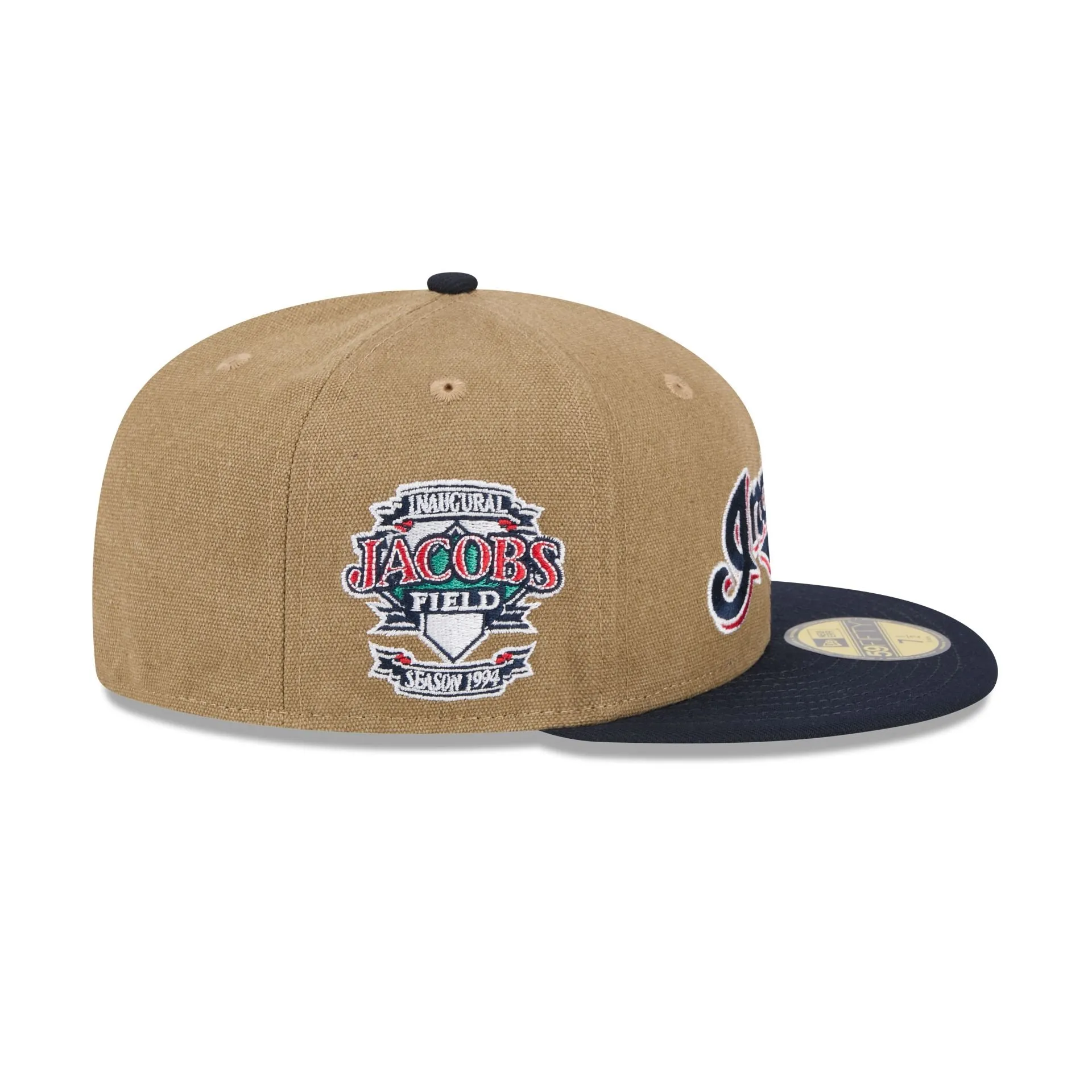 Cleveland Guardians Canvas Crown 59FIFTY Fitted Hat