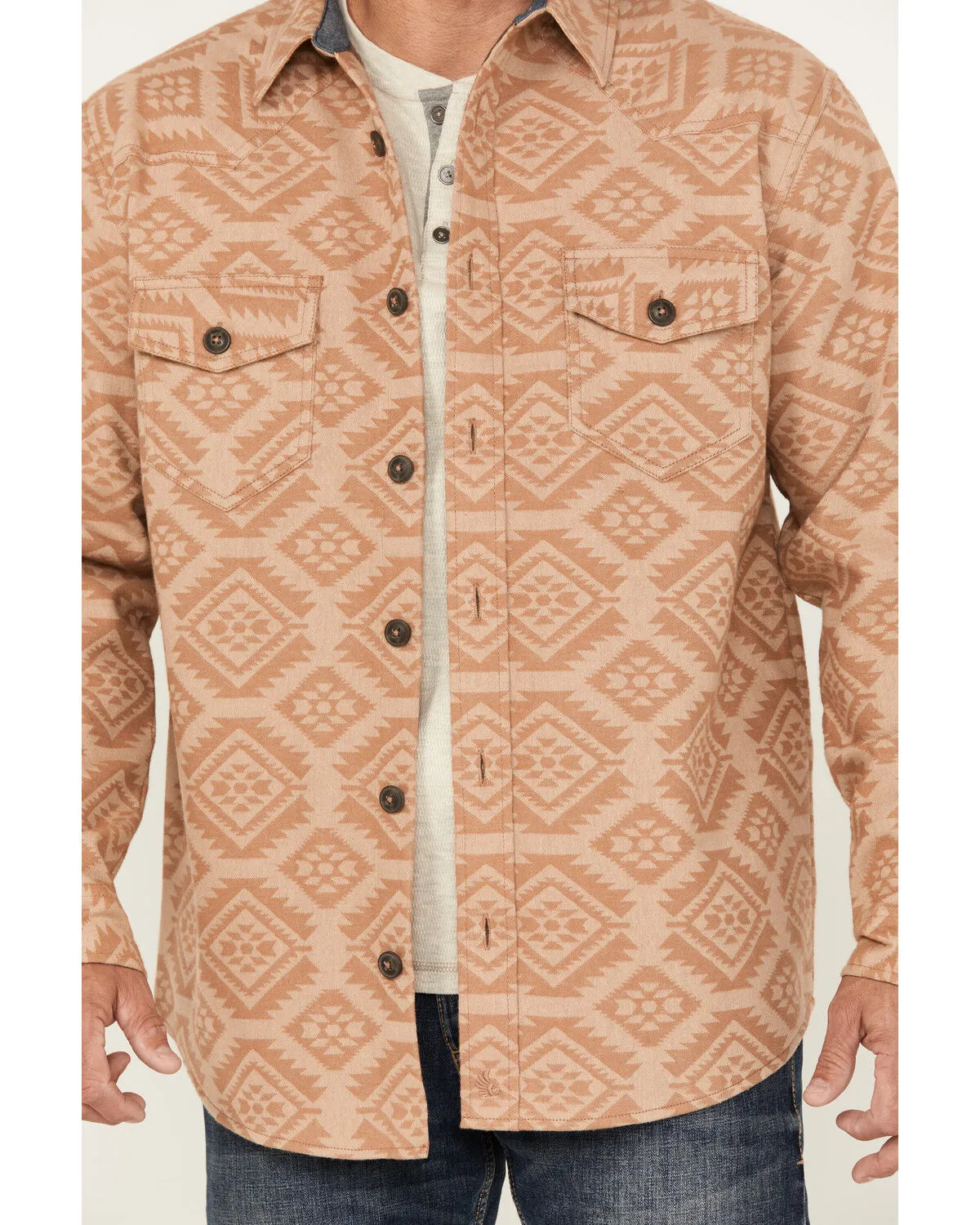 Cody James Men's Firefly Southwestern Print Shirt Jacket