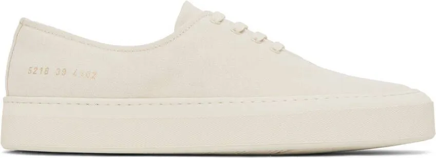 Common Projects Off-White Four Hole Sneakers