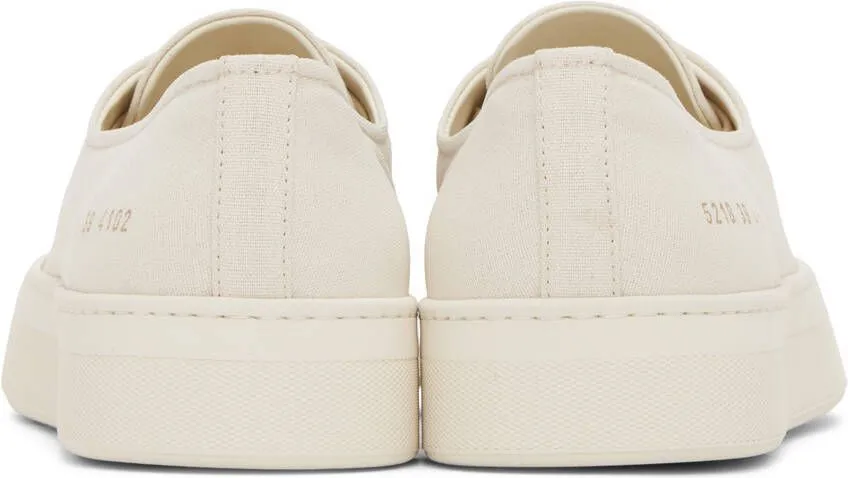 Common Projects Off-White Four Hole Sneakers