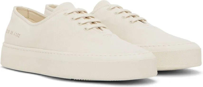 Common Projects Off-White Four Hole Sneakers