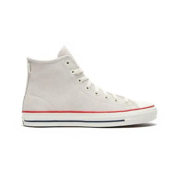 Converse CTAS Pro Hi Suede Egret - Gold - Red