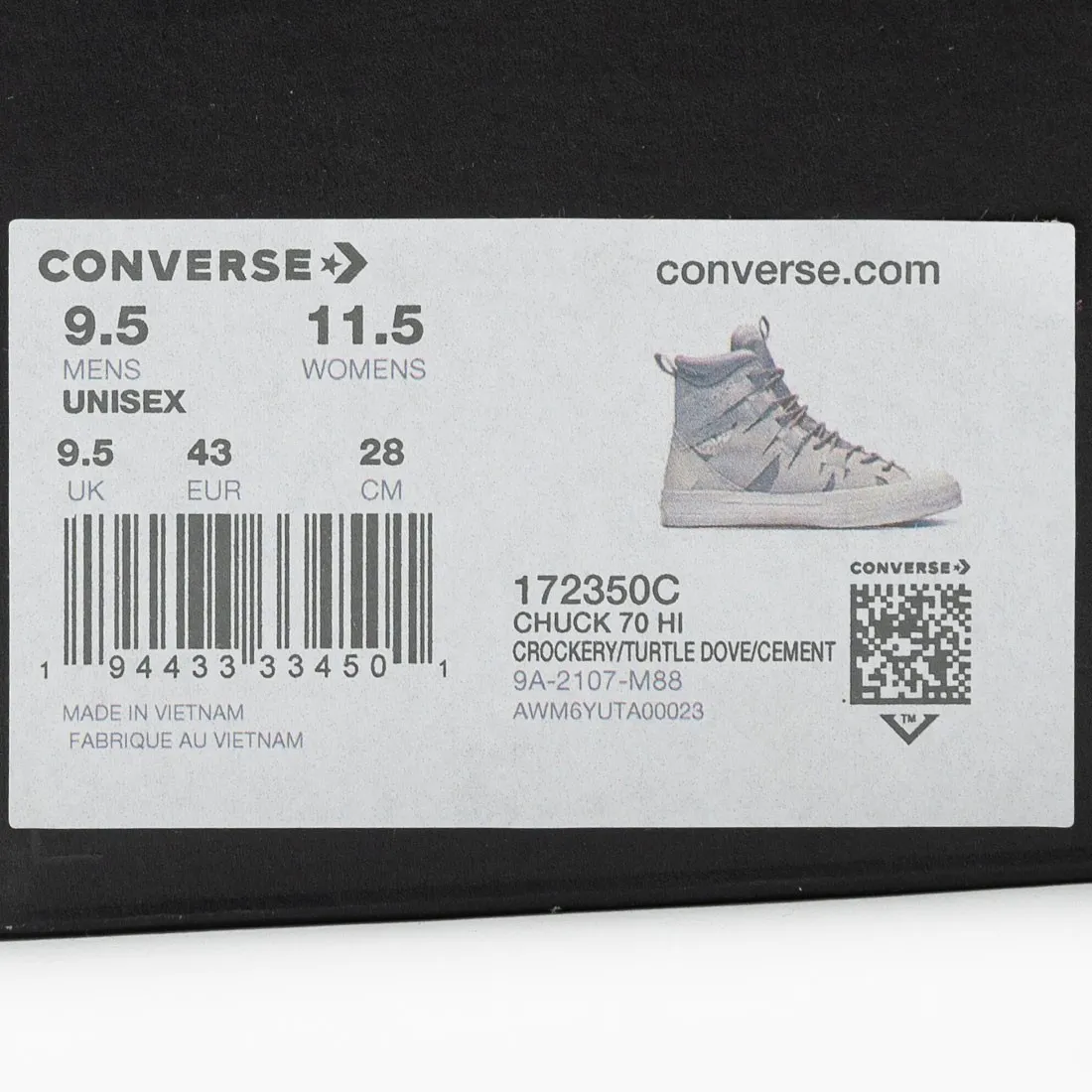 Converse Men Chuck 70 Hi (gray / crockery / turtle dove / cement)