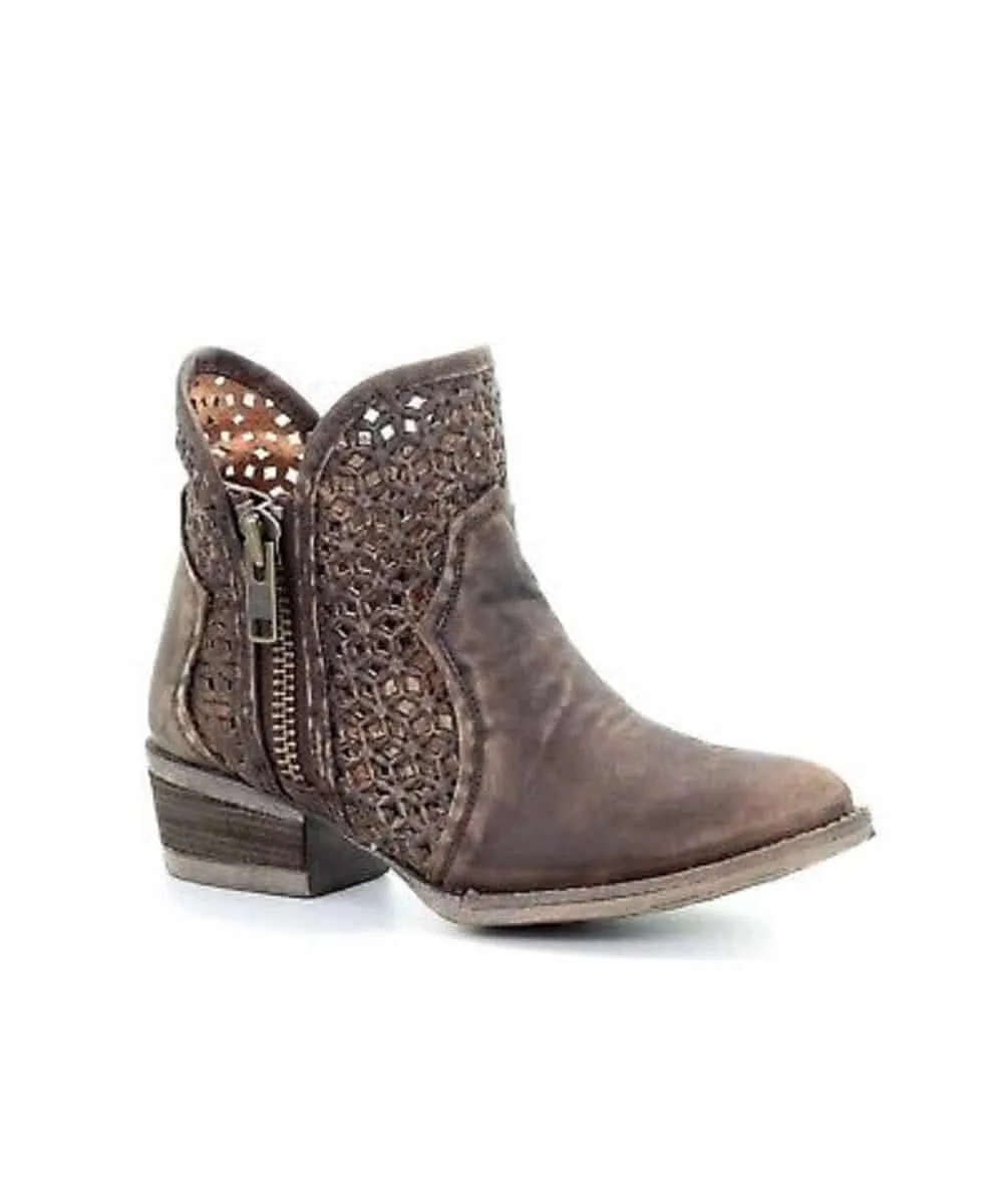 Corral Boot Women's Cut Out Shortie Boot