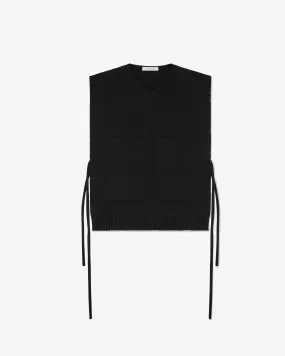 Craig Green Men's Tape Knit Vest  Black