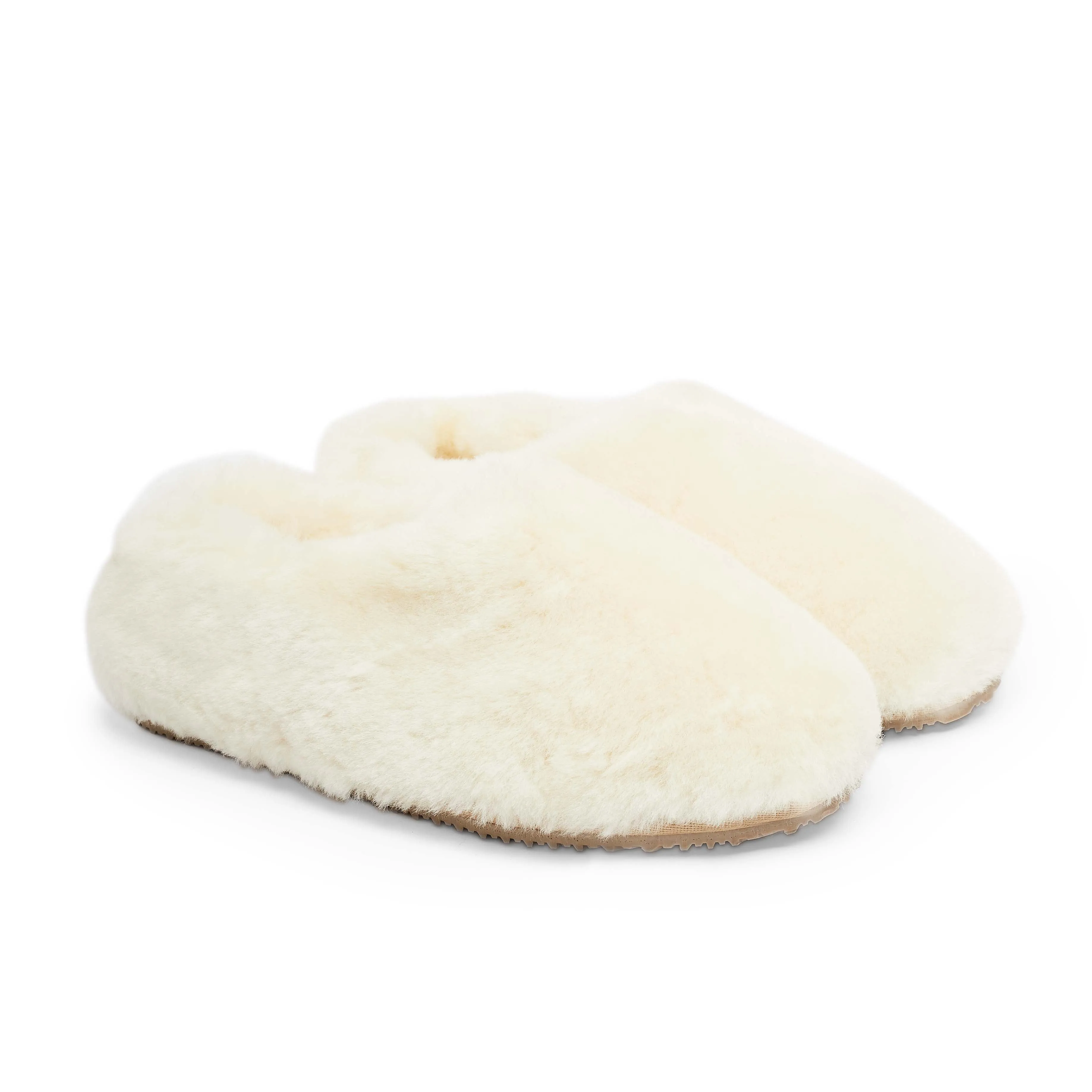 Cream Clog Slipper