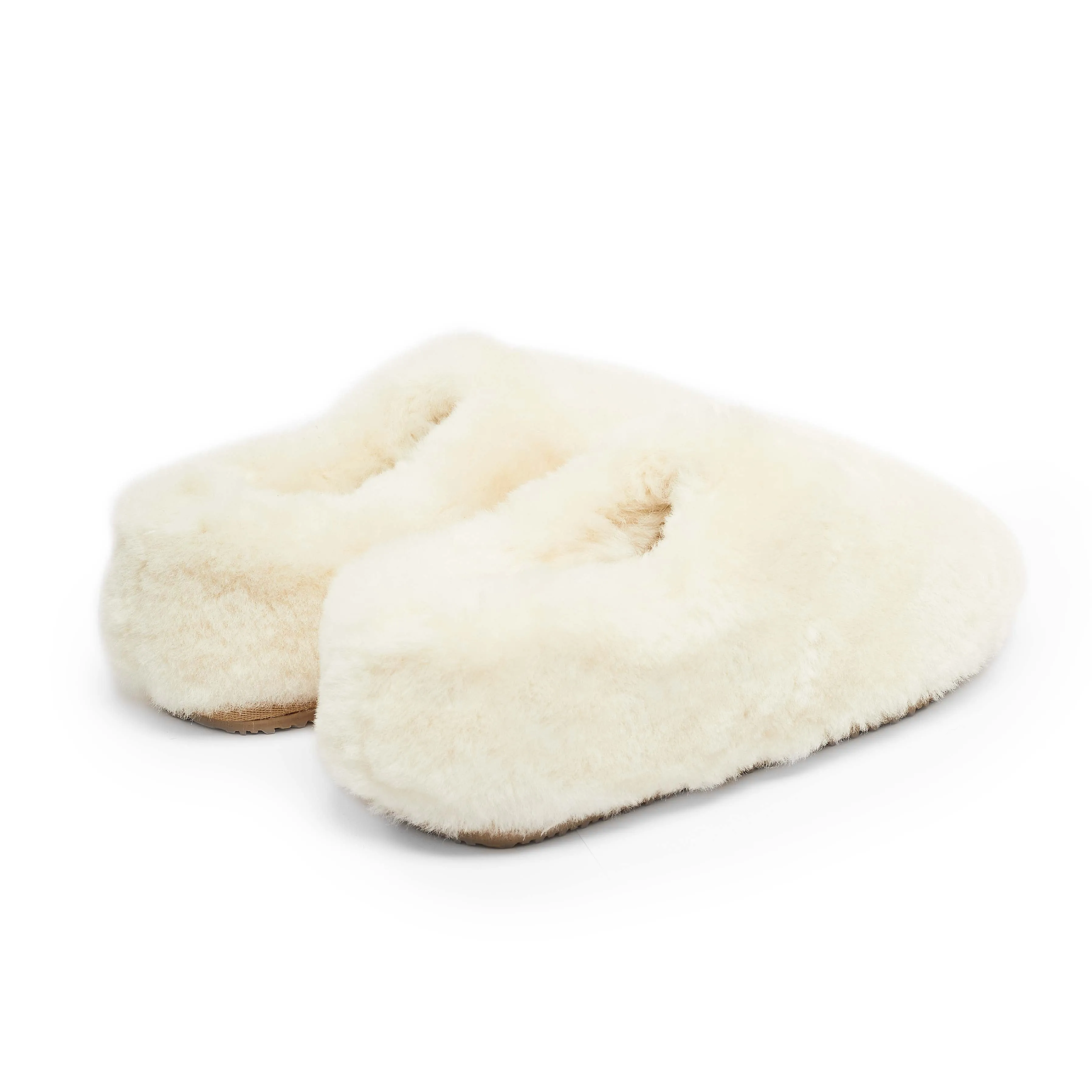 Cream Clog Slipper