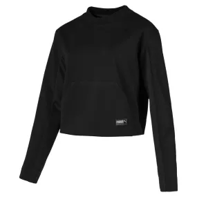 Crop Top Puma Fusion Crew Sweat pour femme