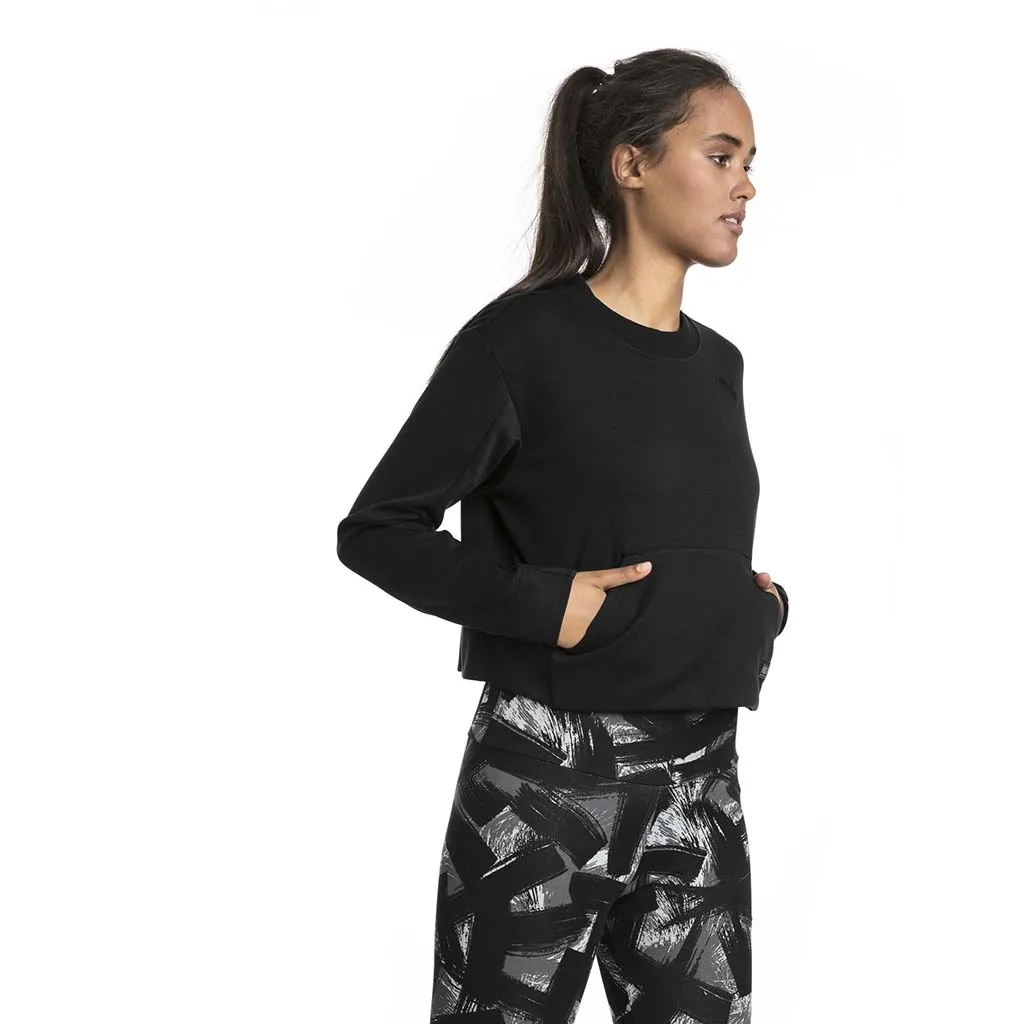 Crop Top Puma Fusion Crew Sweat pour femme