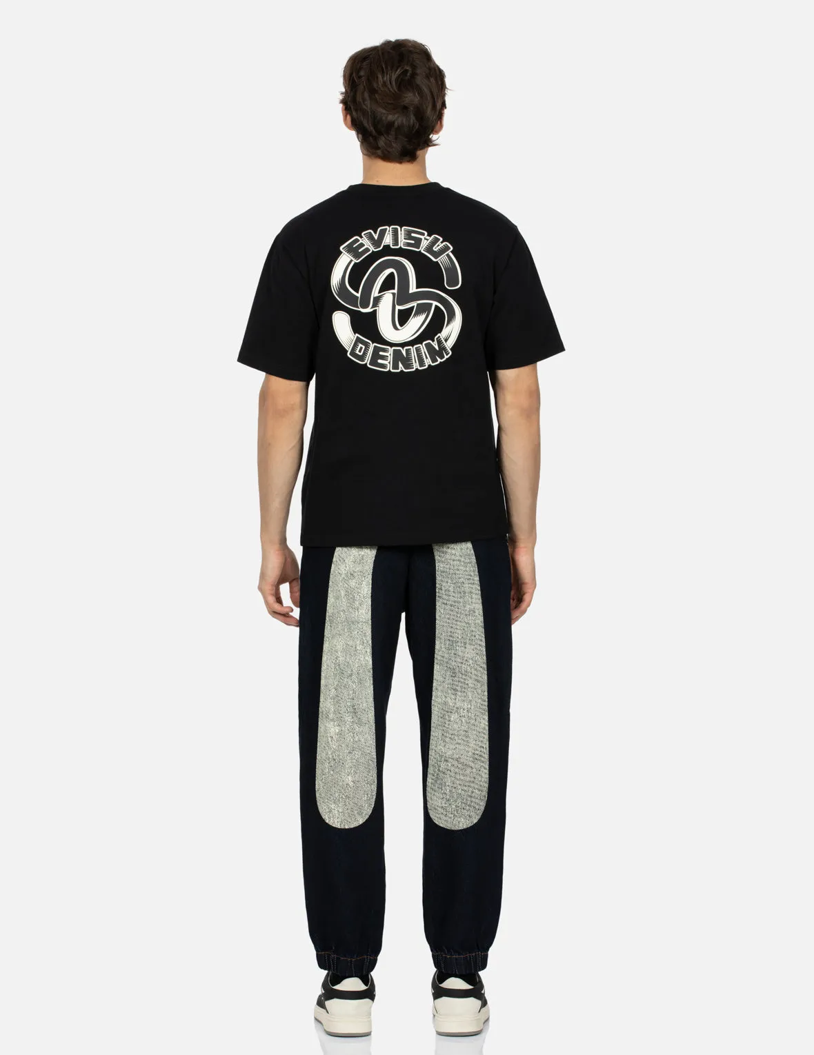 Daicock Printed Fashion Fit Denim Joggers