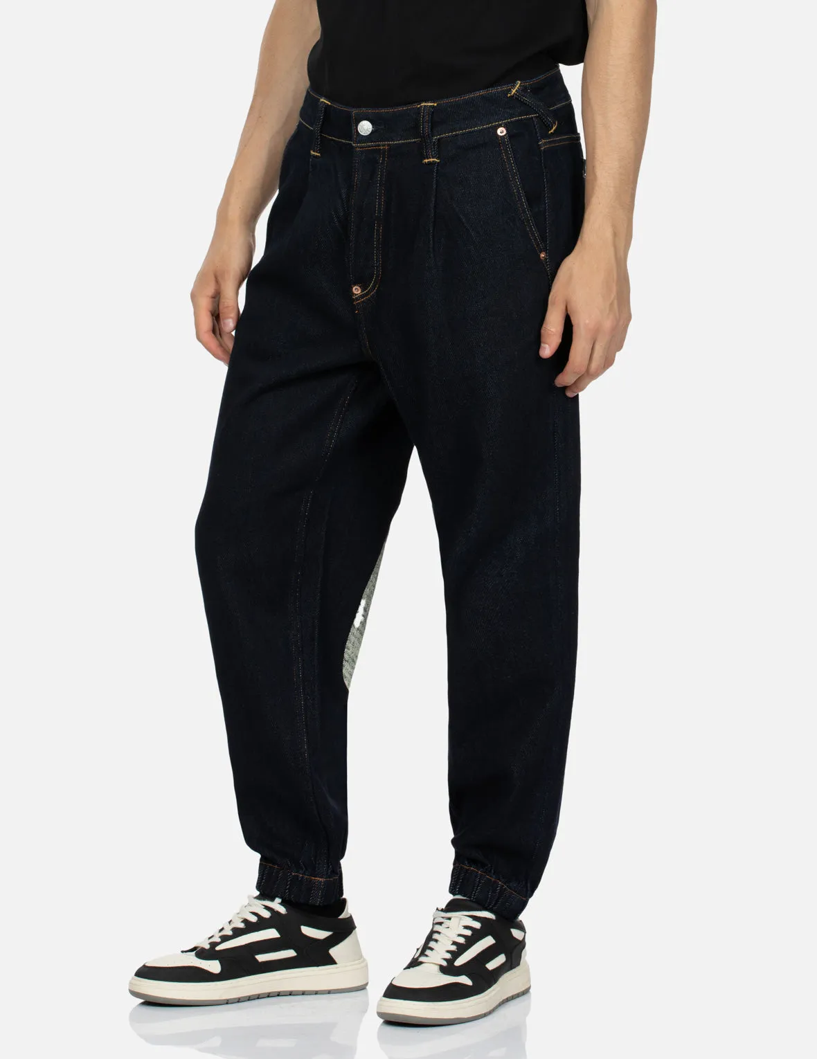 Daicock Printed Fashion Fit Denim Joggers