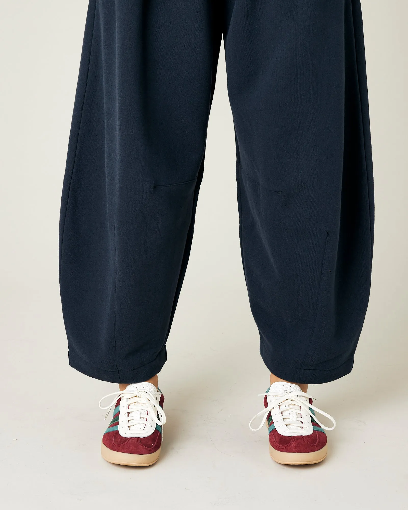 Daisy Navy Organic Cotton Jersey Trousers