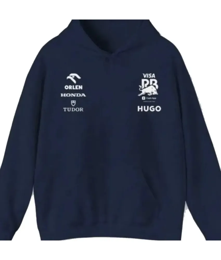 Daniel Ricciardo RB Team Blue Hoodie for Racing Fans 