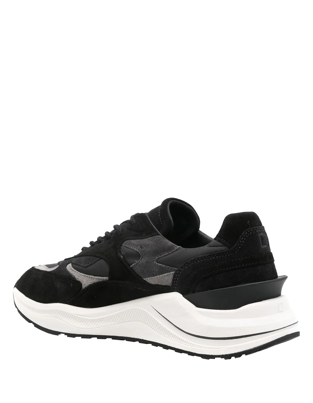 D.A.T.E. Black Fuga Running Sneakers