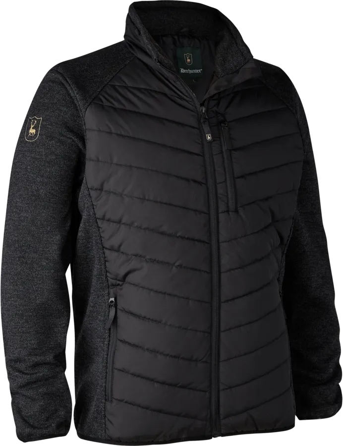 Deerhunter Men's Moor Padded Jacket With Knit Black | Buy Deerhunter Men's Moor Padded Jacket With Knit Black here | O