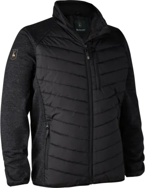 Deerhunter Men's Moor Padded Jacket With Knit Black | Buy Deerhunter Men's Moor Padded Jacket With Knit Black here | O