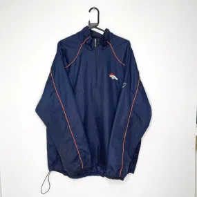 Denver Broncos Reebok X NFL 1/4 Zip Track Jacket - VintageVera