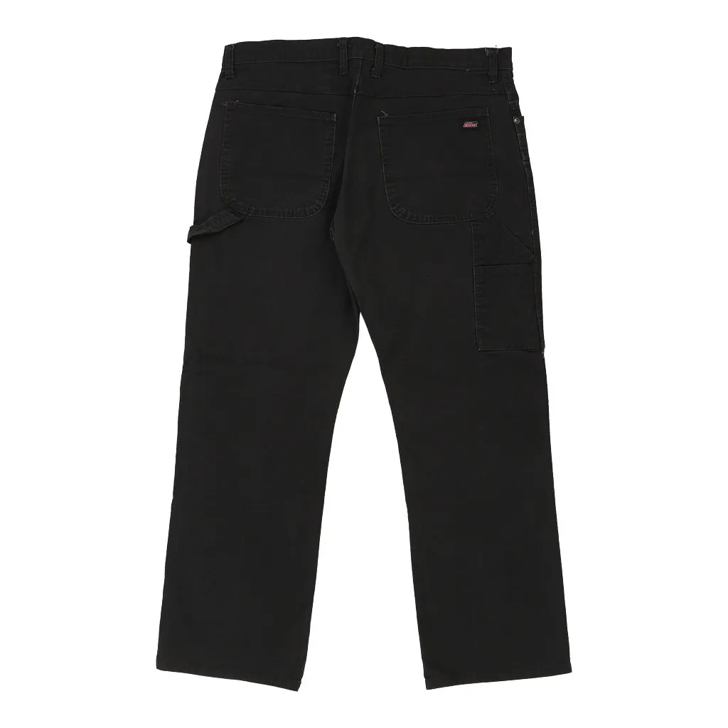 Dickies Carpenter Trousers - 38W 29L Black Cotton