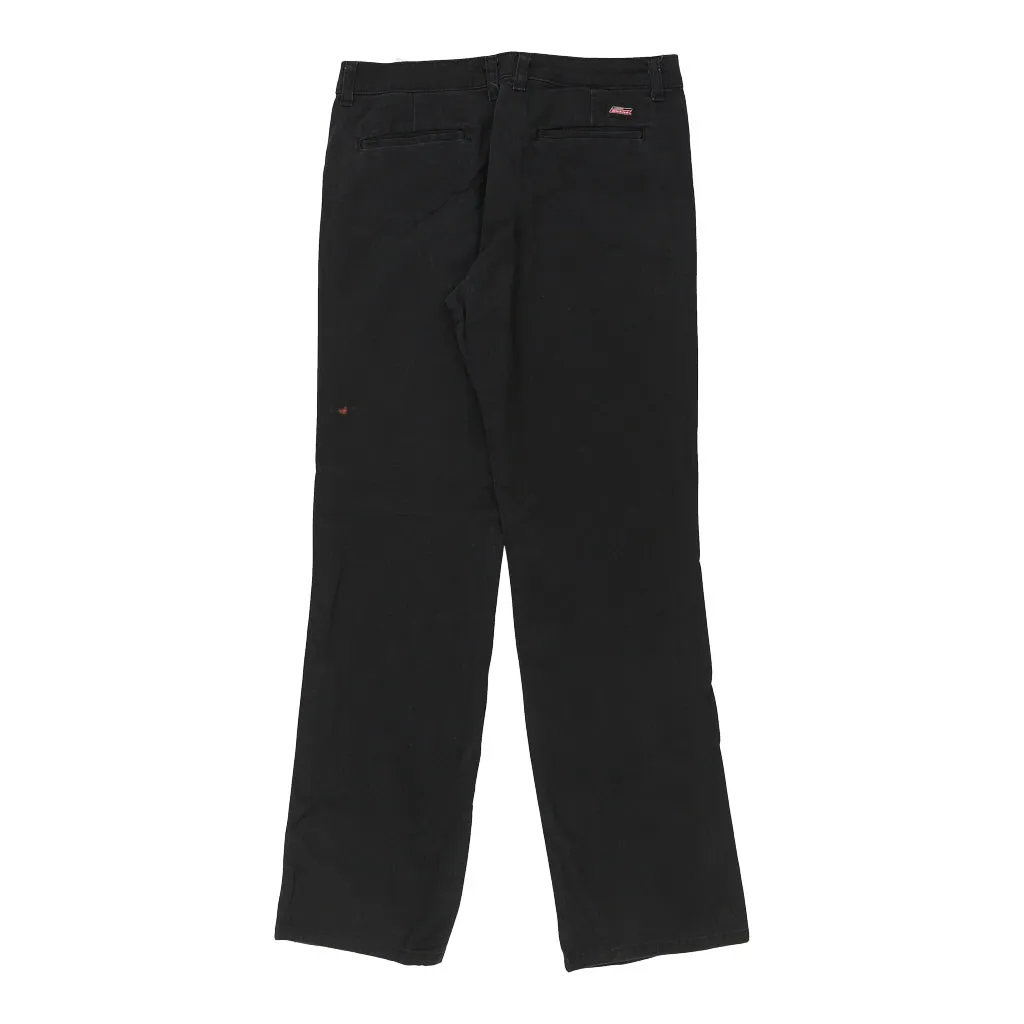 Dickies Trousers - 30W 31L Black Cotton Blend