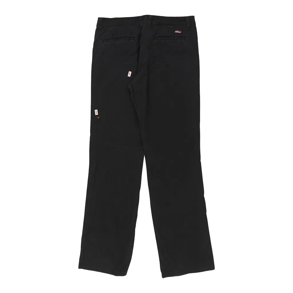 Dickies Trousers - 30W 31L Black Cotton Blend