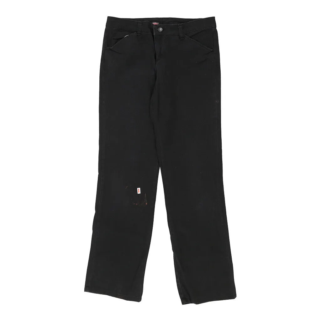 Dickies Trousers - 30W 31L Black Cotton Blend