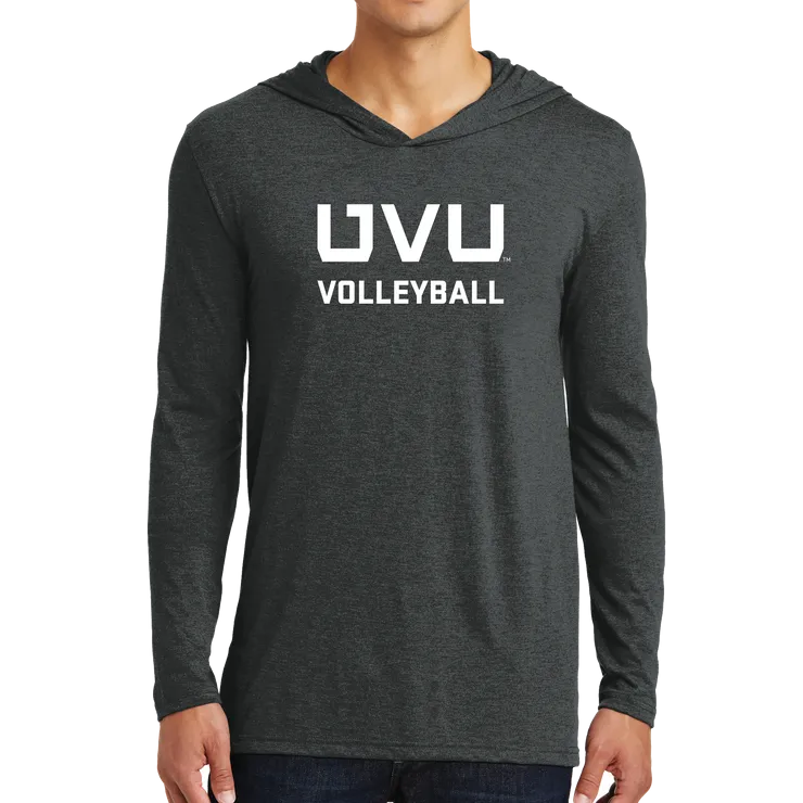 District Perfect Tri Long Sleeve Hoodie- UVU Volleyball