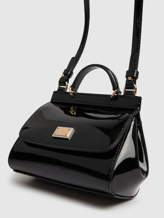 Dolce&Gabbana   Sicily patent leather shoulder bag 