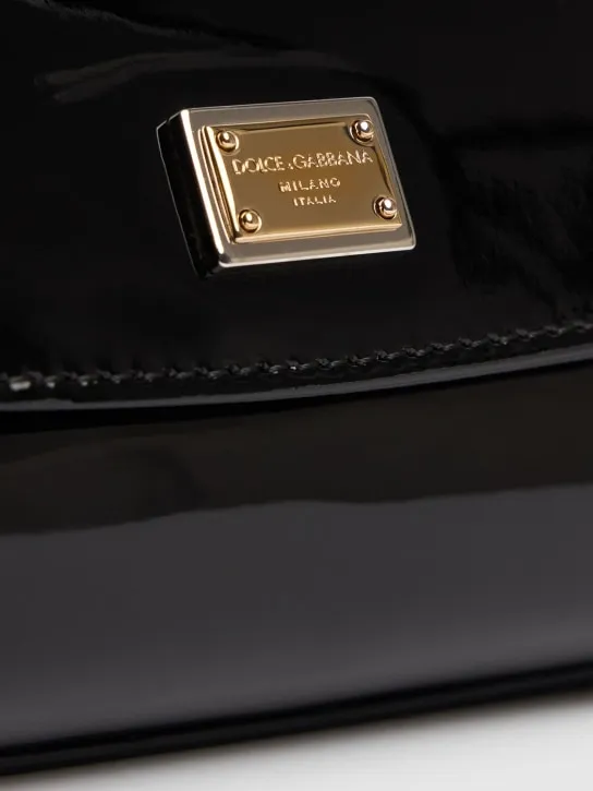 Dolce&Gabbana   Sicily patent leather shoulder bag 