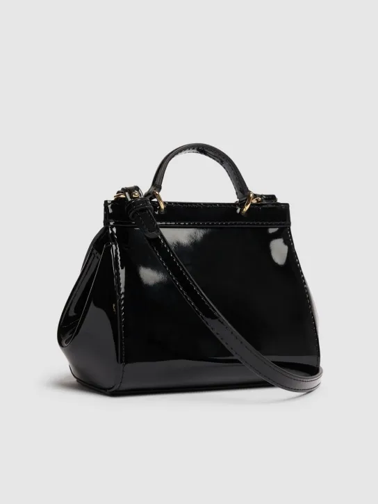 Dolce&Gabbana   Sicily patent leather shoulder bag 