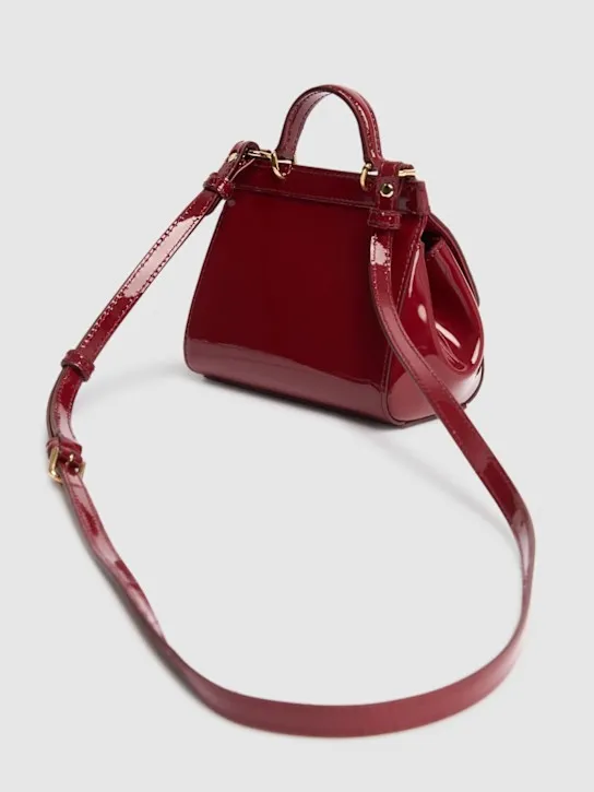 Dolce&Gabbana   Sicily patent leather shoulder bag 