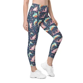 Dolphin Leggings With Pockets