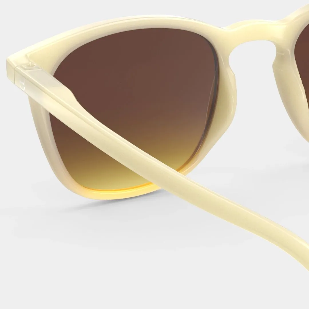 #E Sunglasses (Glossy Ivory)