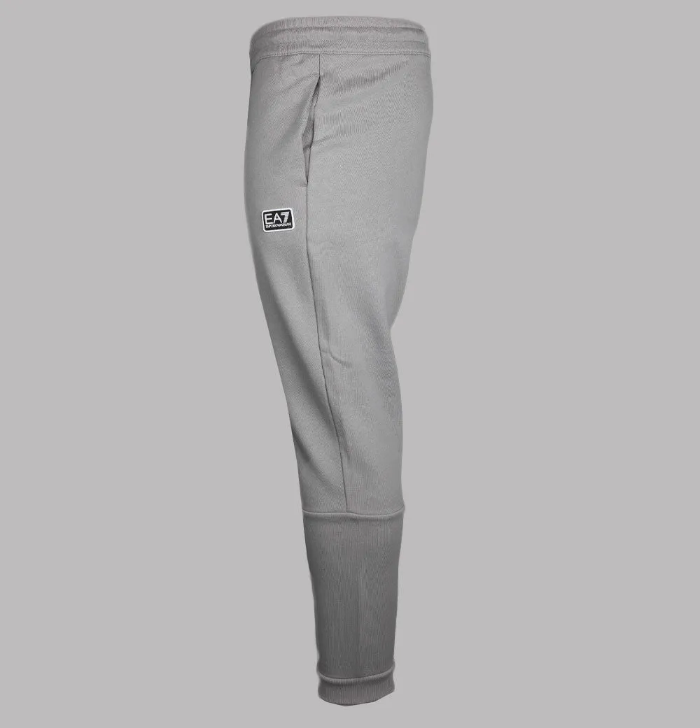 EA7 Core Identity Cotton Joggers Gull Grey