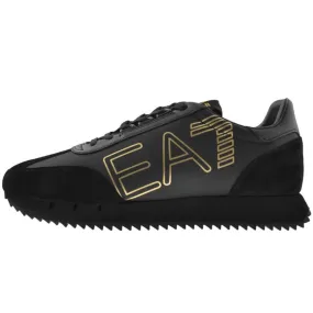 EA7 Emporio Armani Logo Trainers Black