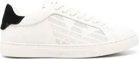 Emporio Armani ASV eagle-ebemllished sneakers White