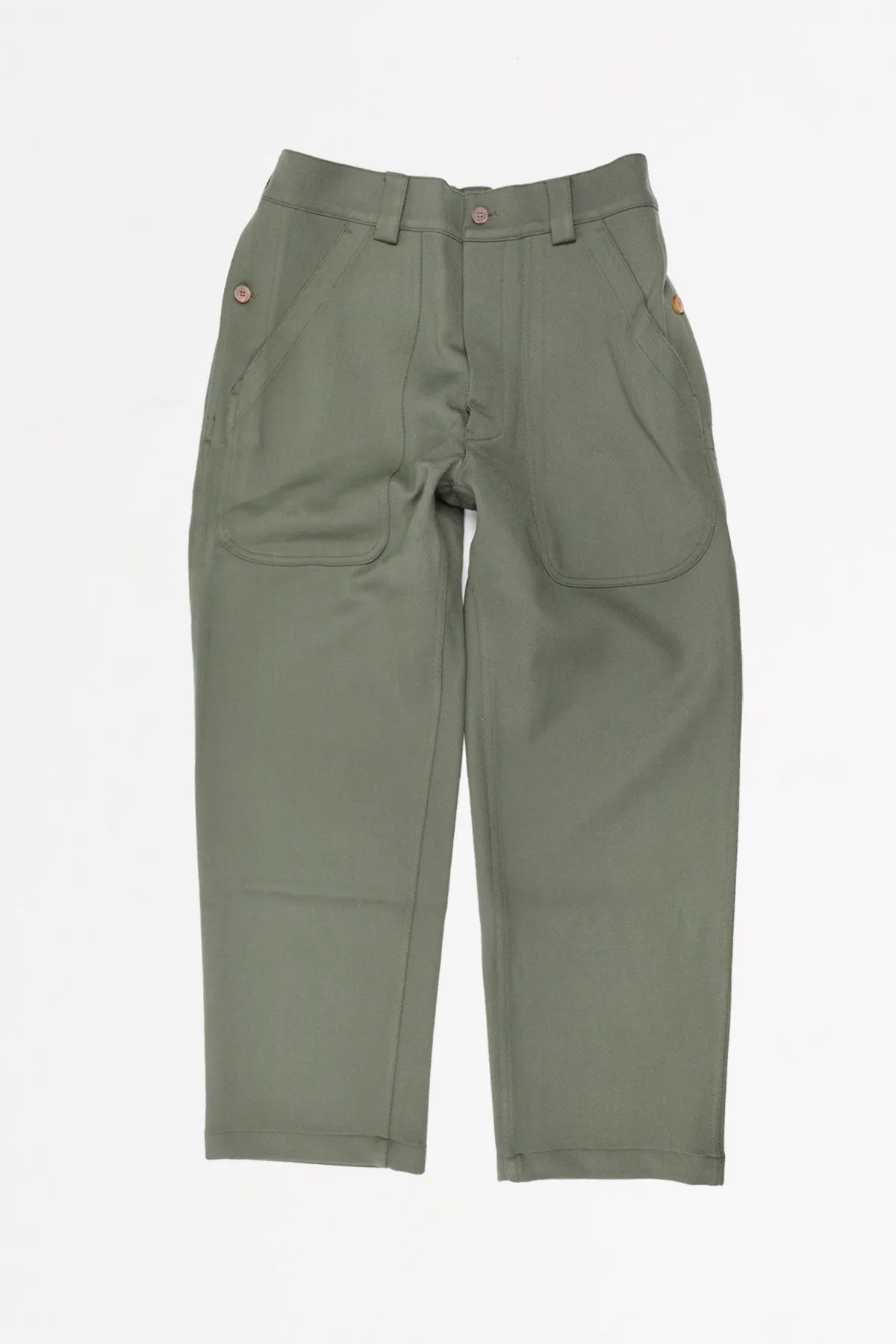 English Cavalry Twill Layer Trousers - Khaki