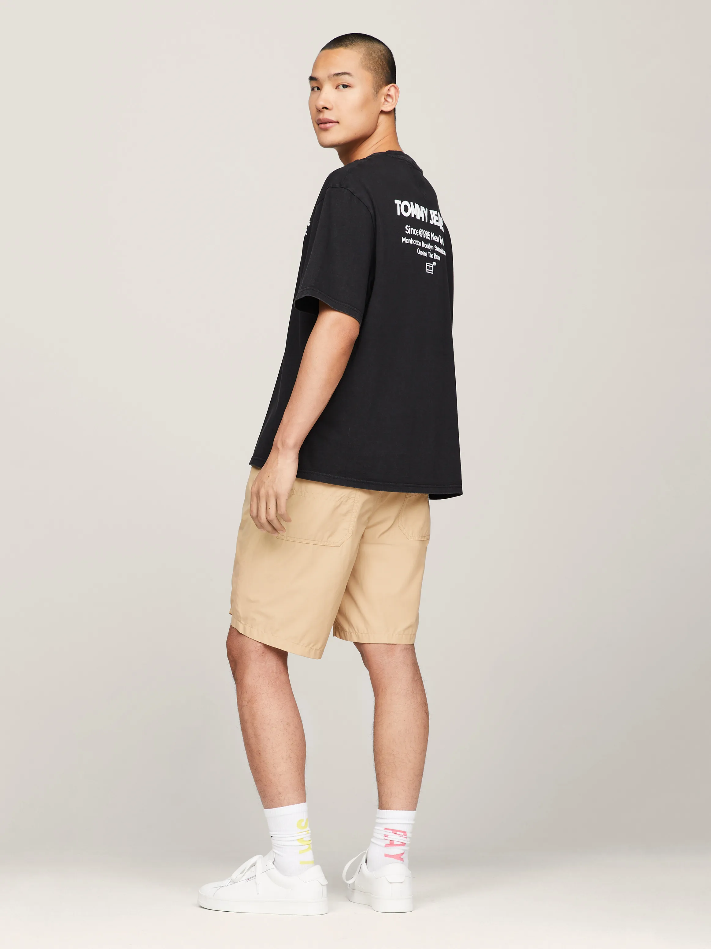 Essential Back Logo Garment Dyed T-Shirt | T-Shirts | Tommy Jeans