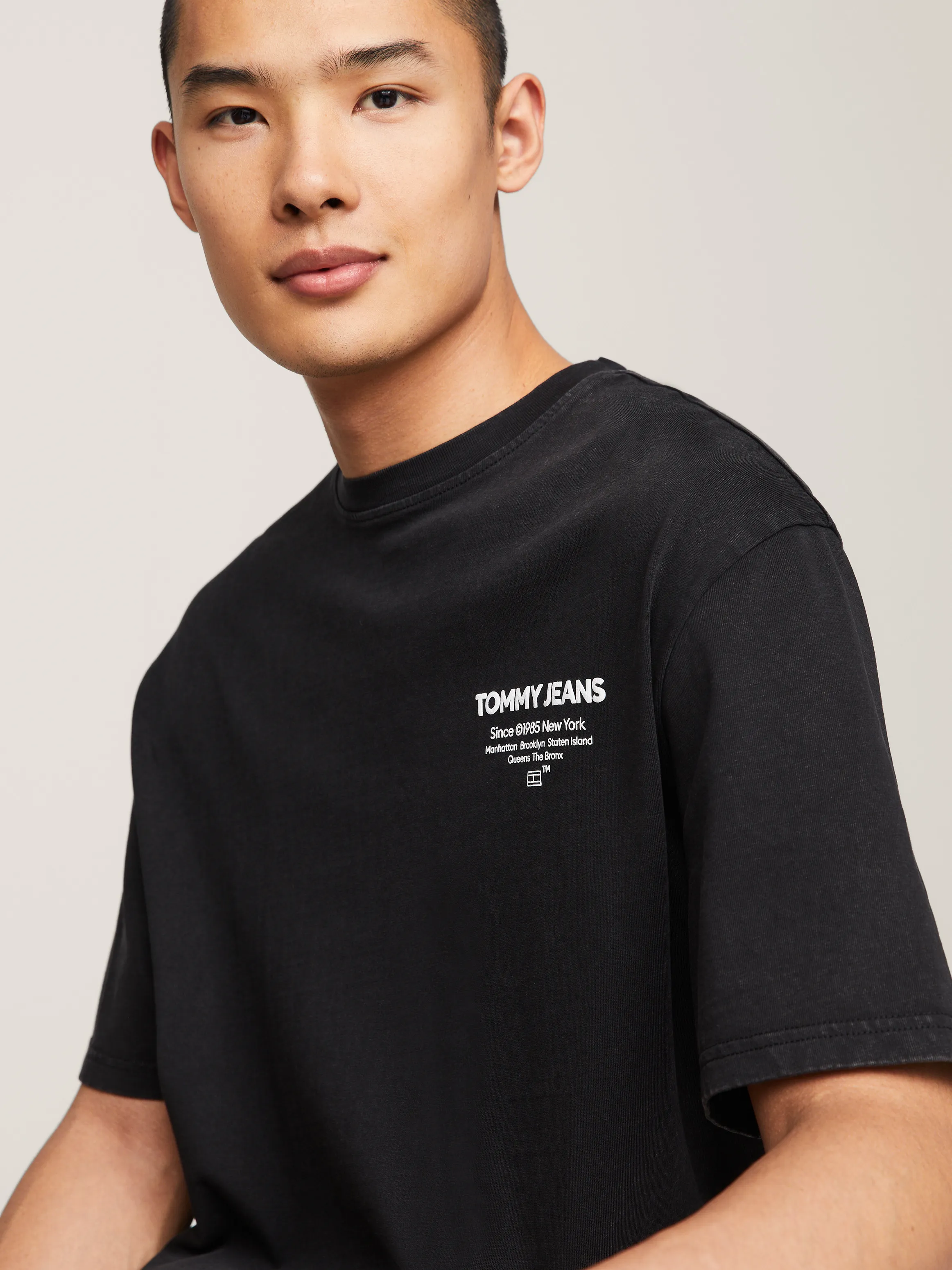 Essential Back Logo Garment Dyed T-Shirt | T-Shirts | Tommy Jeans